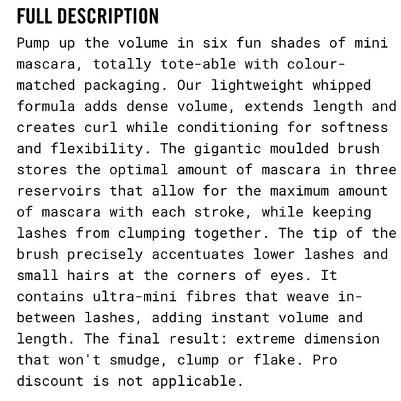 MAC In Extreme Dimension 3D Black Lash Mascara - Picture 5 of 6